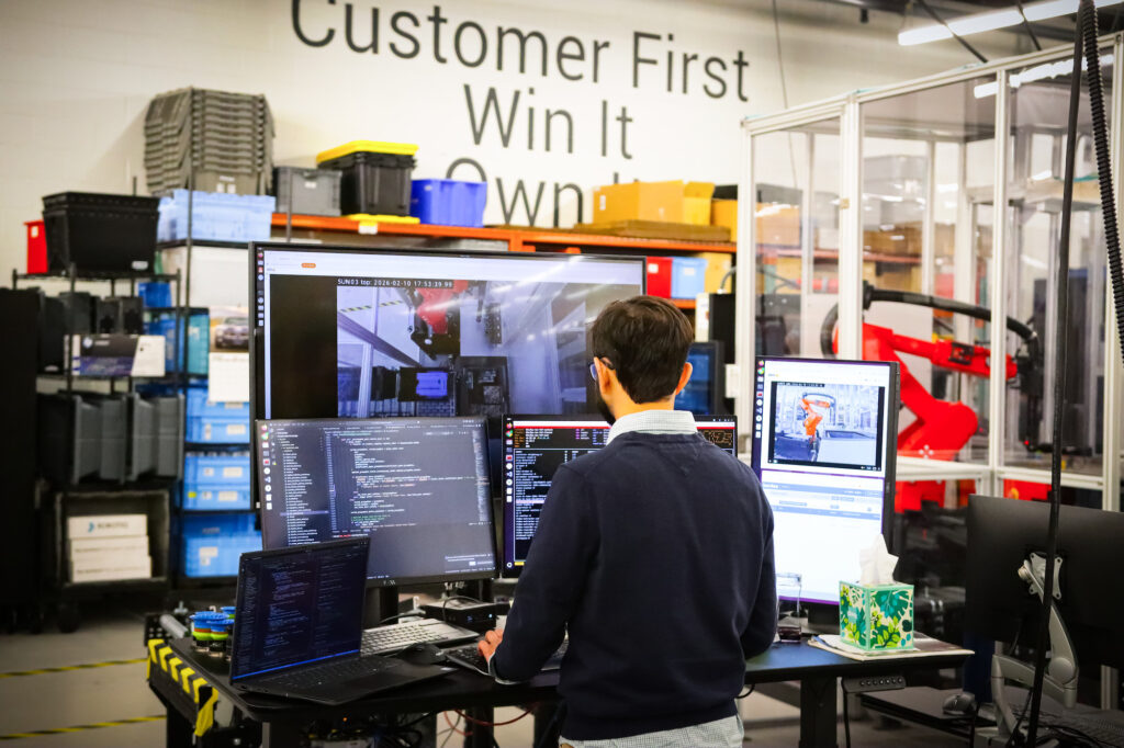 Berkshire Grey Employee Coding Robots